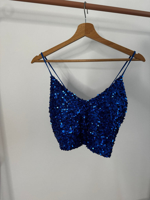 Top con paillettes LUMIÈRE - Follie by Alice