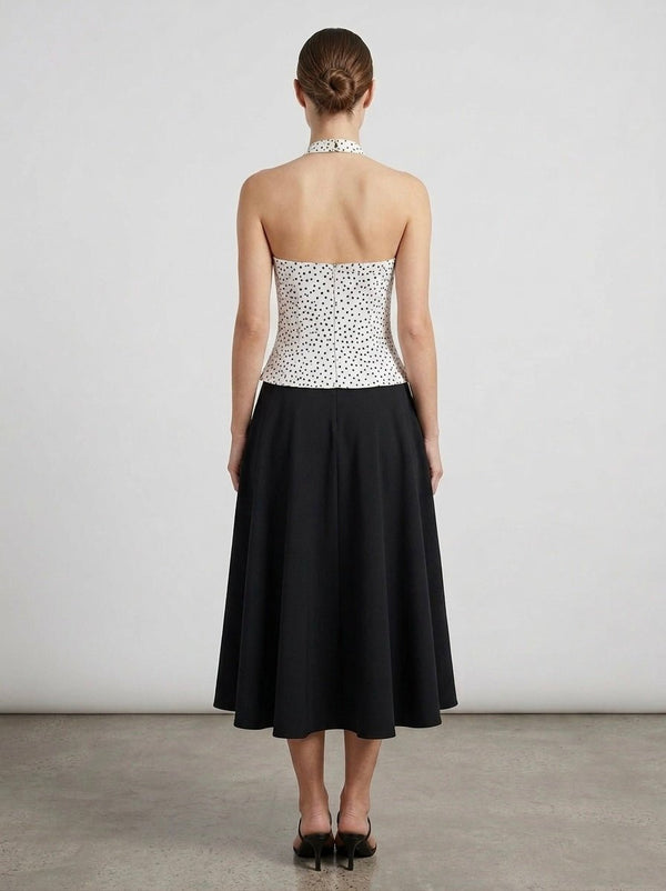 Top halter a pois DOTTY - Follie by Alice