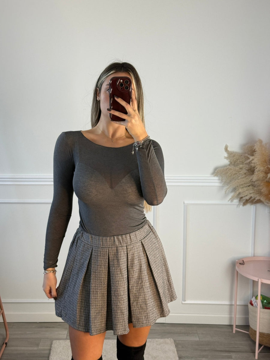 Maglia cashmere girocollo