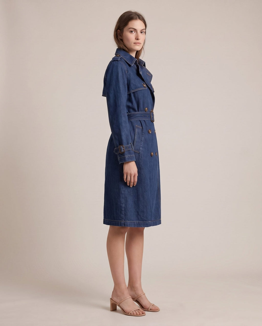 Trench lungo in denim MONTANA - Follie by Alice