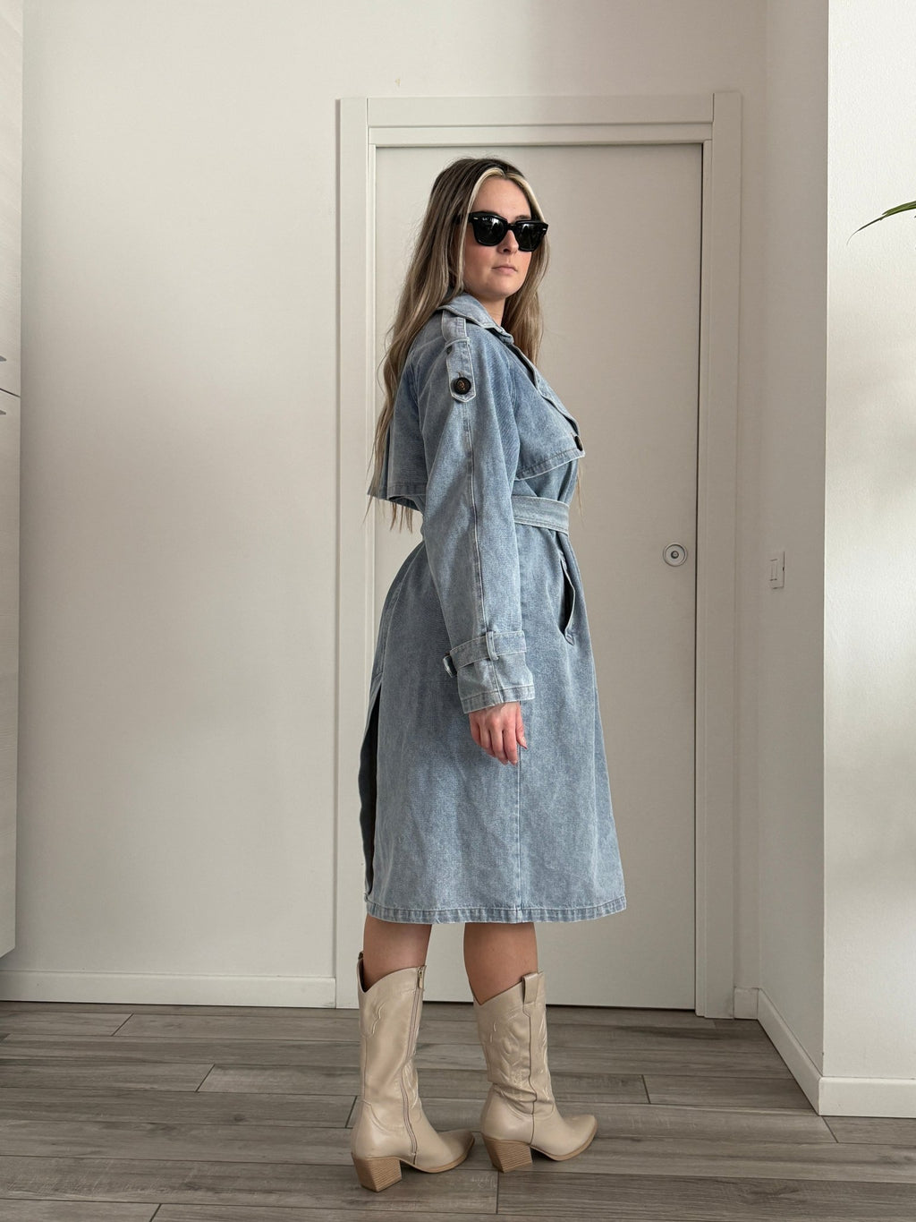 Trench lungo jeans - Follie by Alice