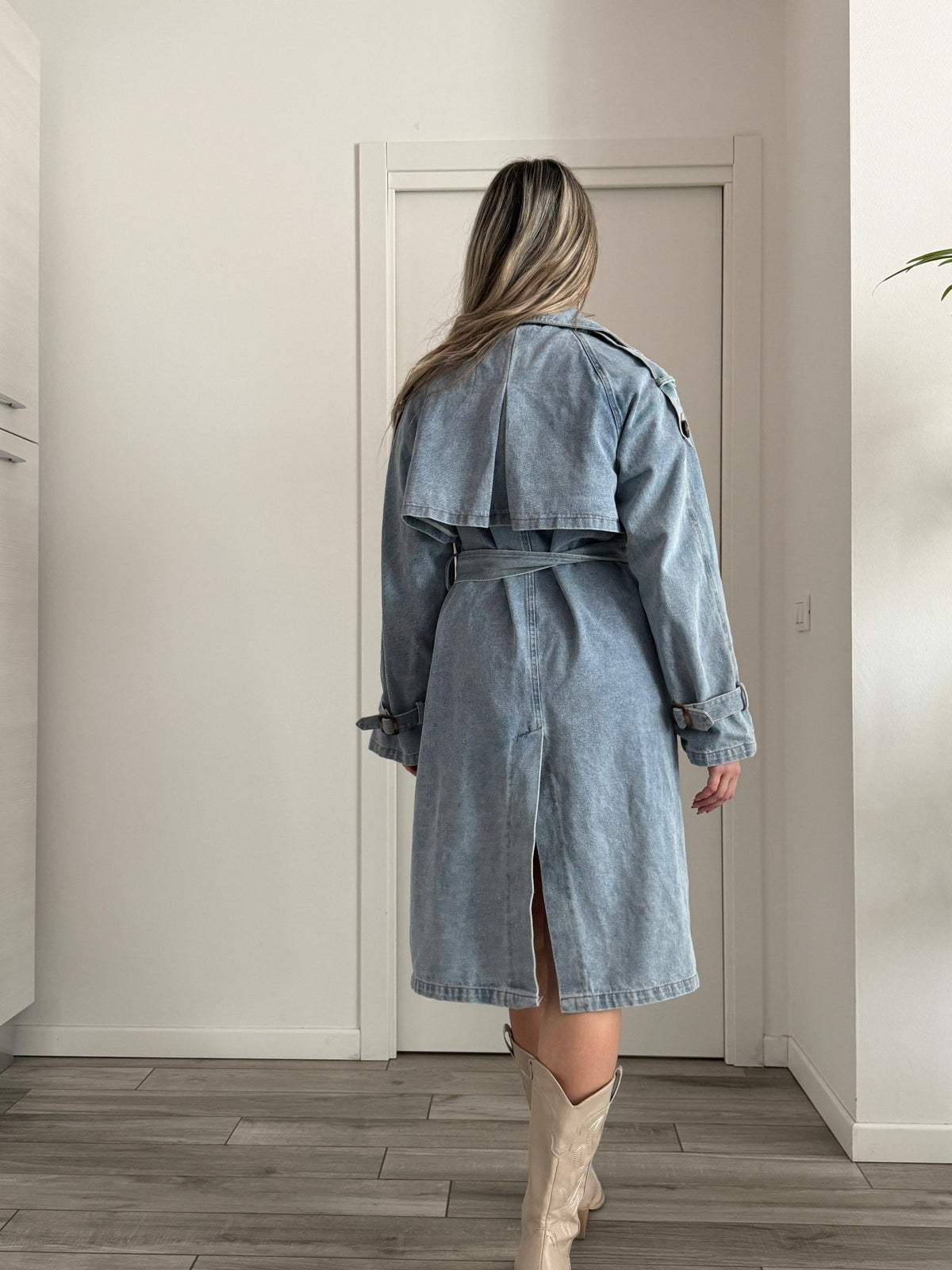 Trench lungo jeans - Follie by Alice