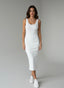 Tubino bianco a costine - Follie by Alice