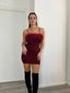 Tubino con piume - Follie by Alice