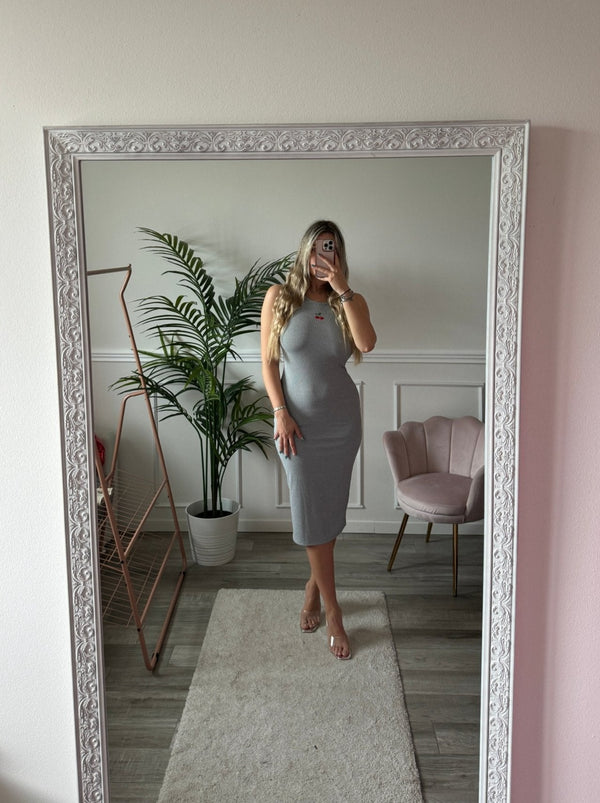 Tubino lungo con ciliegie CHERRYBOMB - Follie by Alice