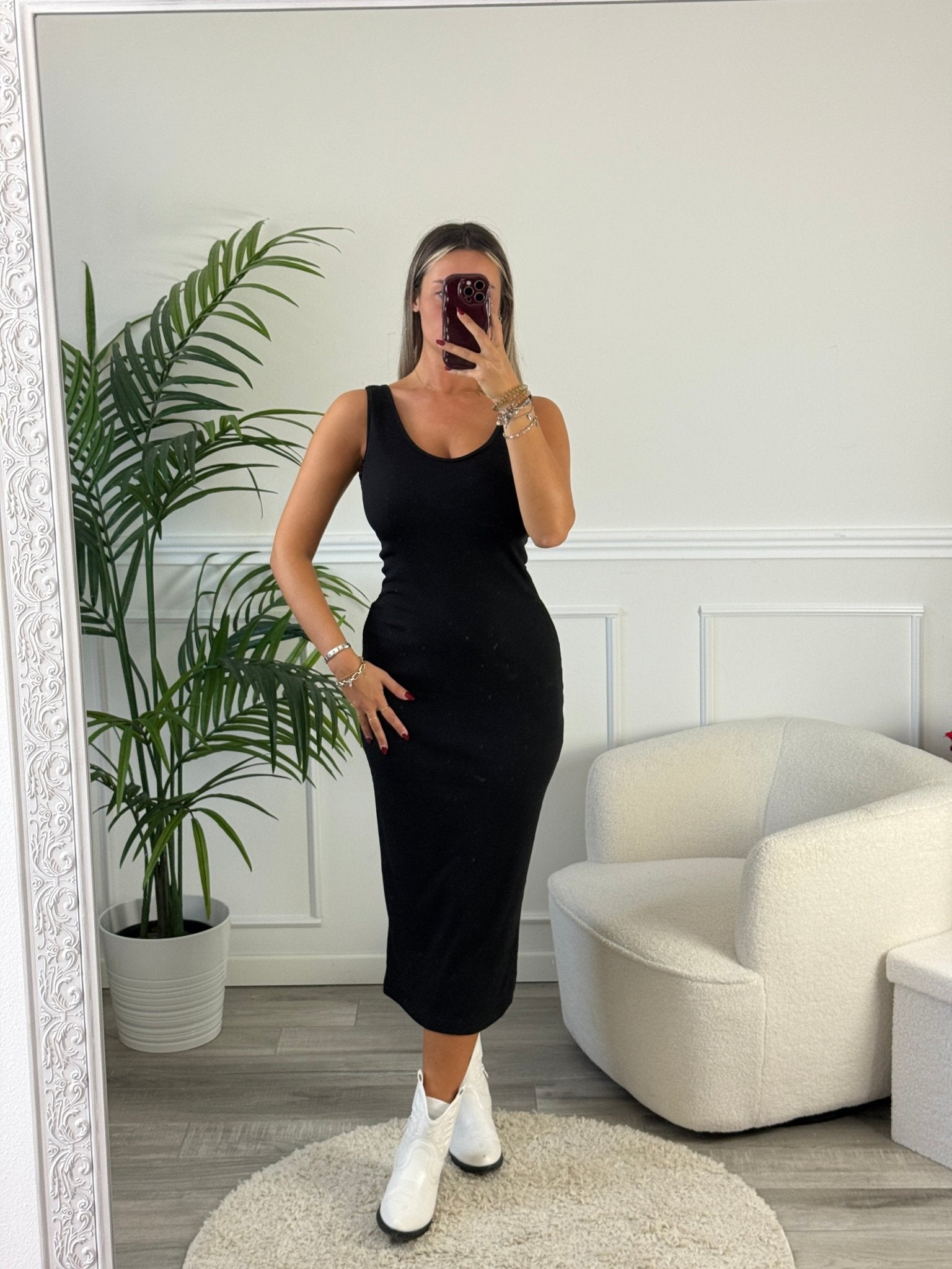 Tubino lungo a costine - Follie by Alice