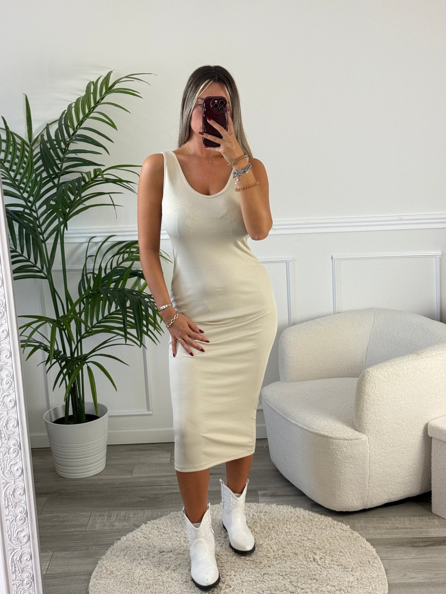 Tubino lungo a costine - Follie by Alice