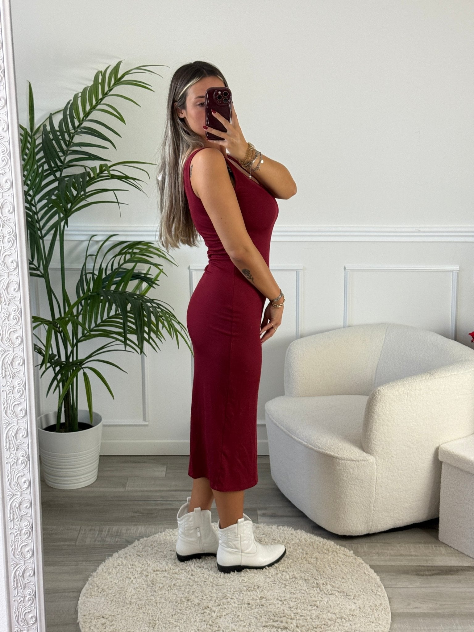 Tubino lungo a costine - Follie by Alice