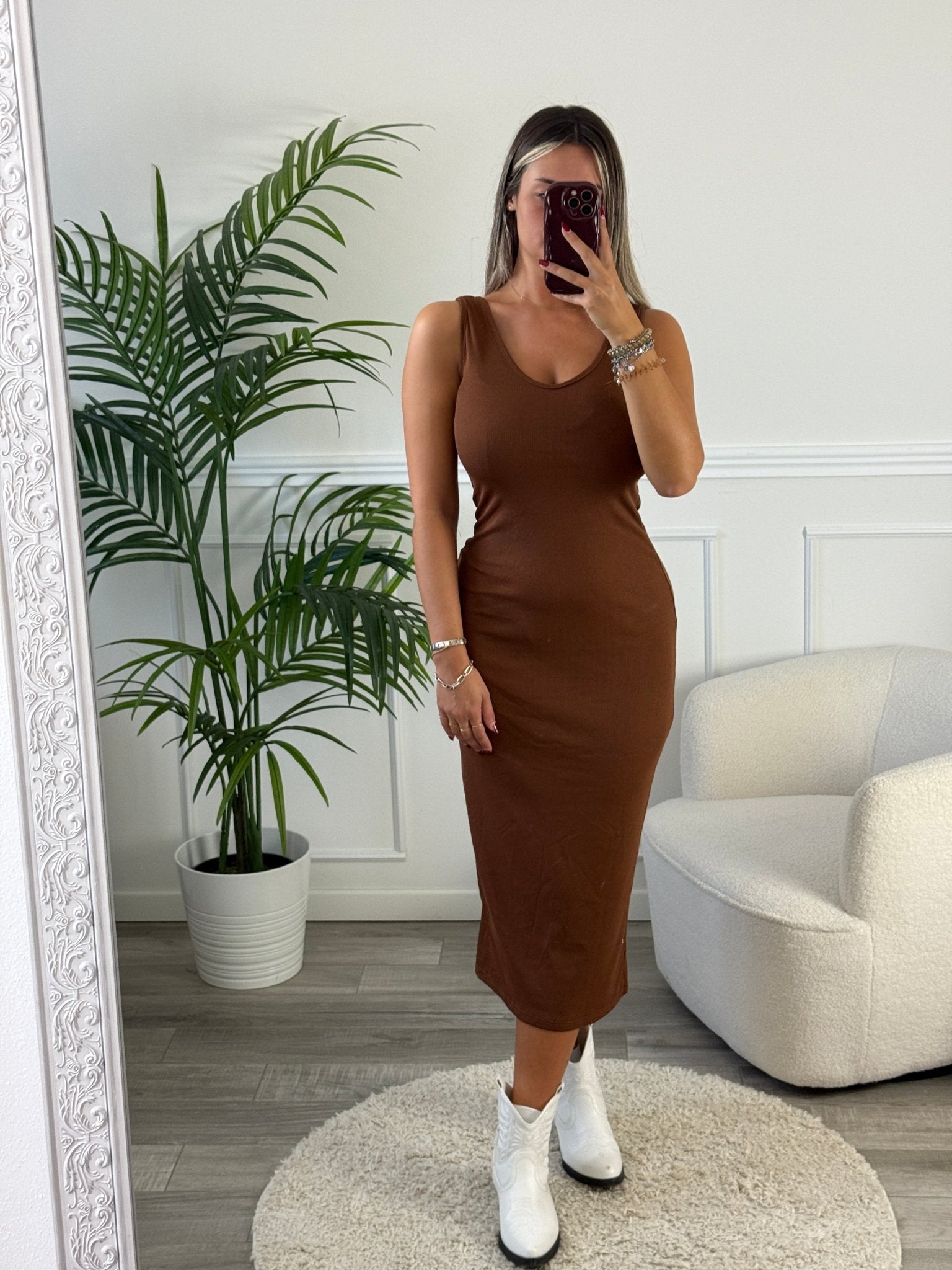 Tubino lungo a costine - Follie by Alice