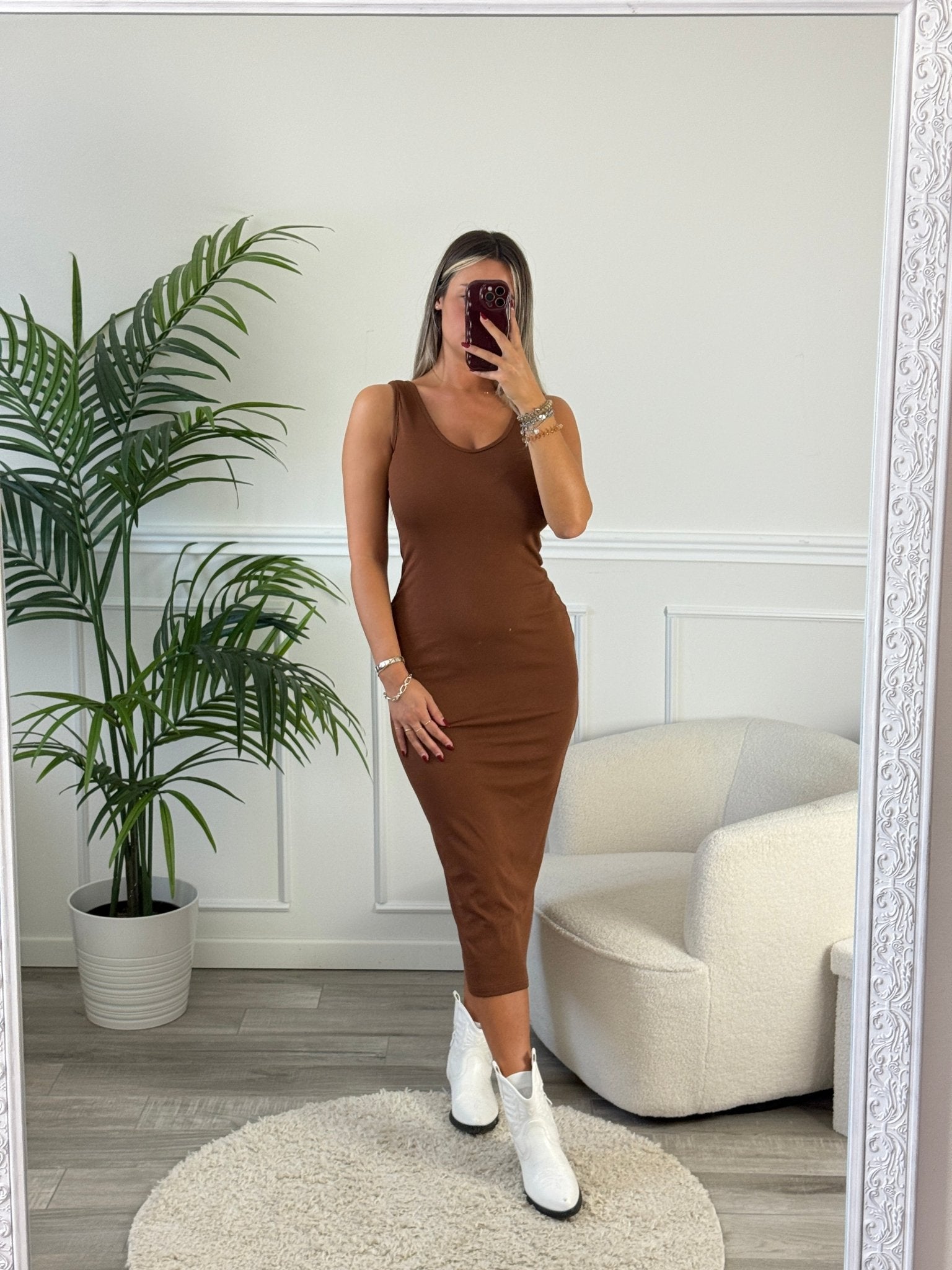 Tubino lungo a costine - Follie by Alice