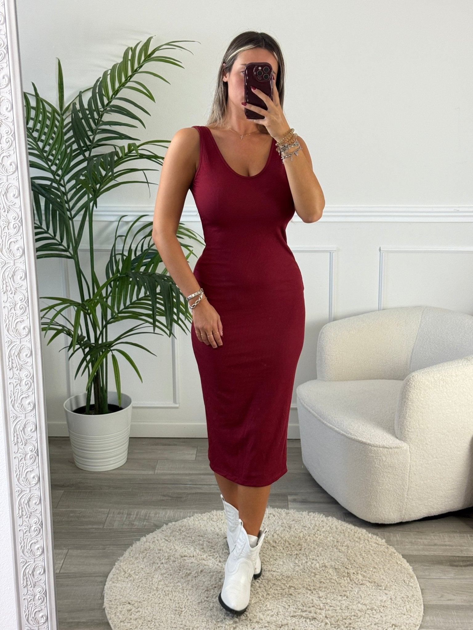 Tubino lungo a costine - Follie by Alice