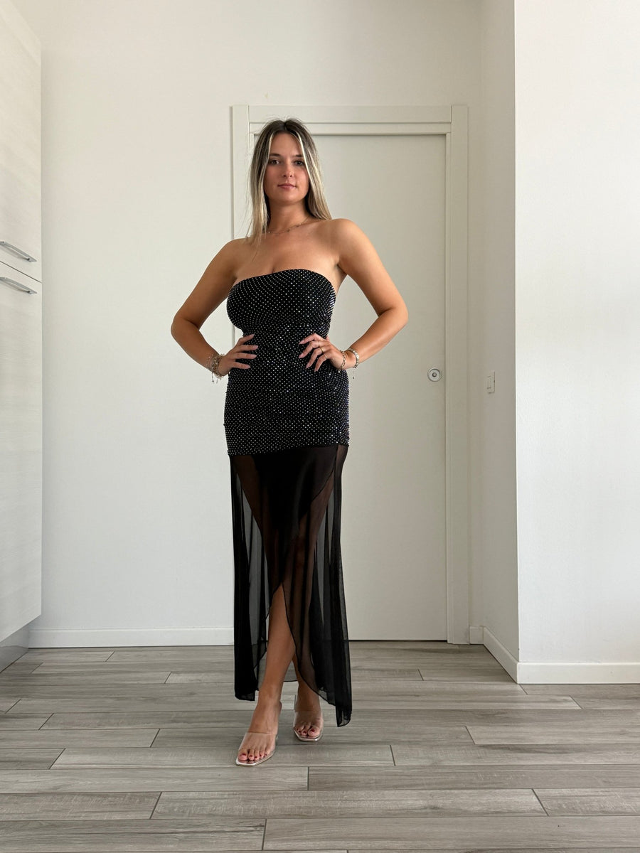 Tubino lungo con strass GALAXY