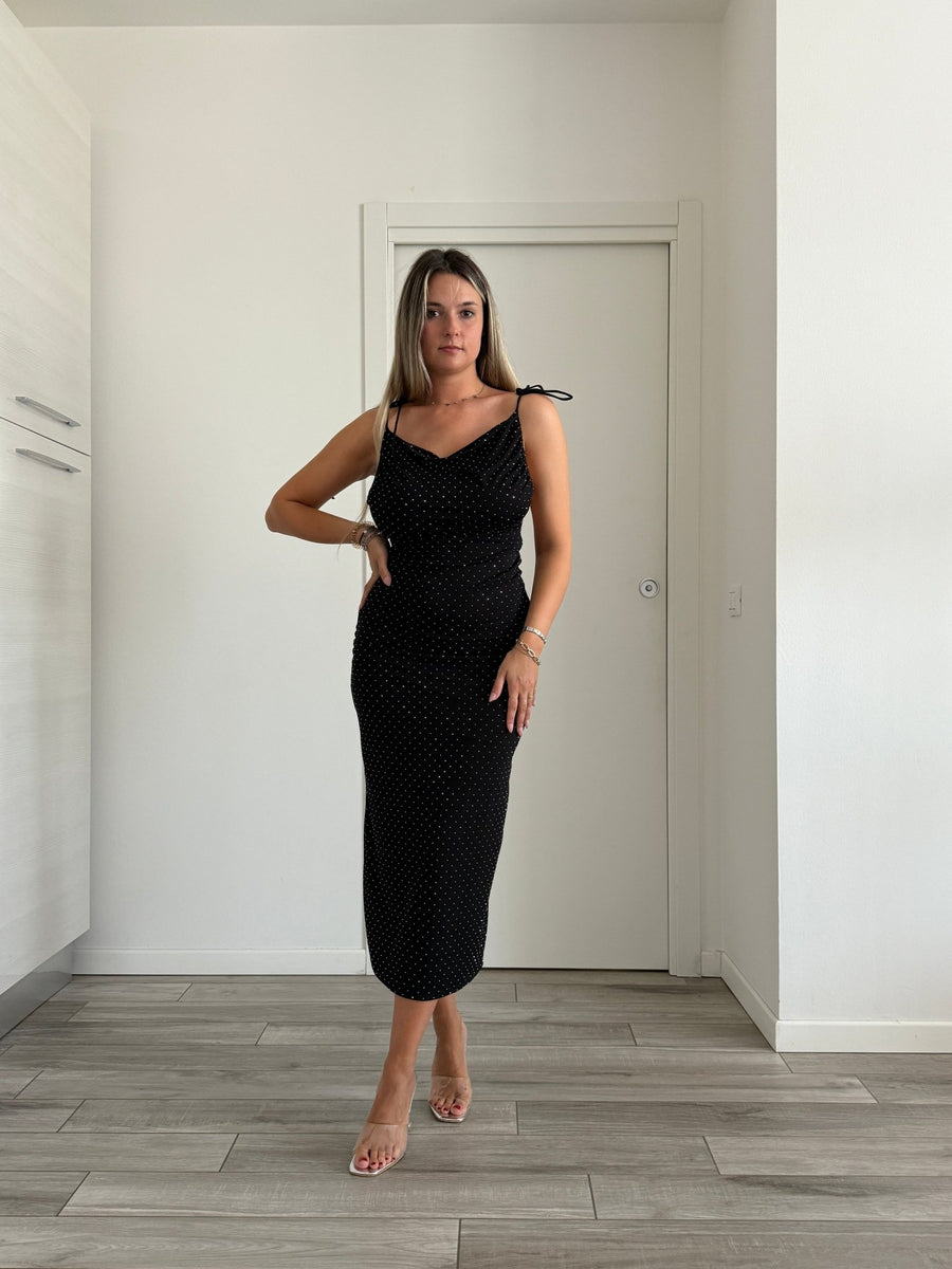 Tubino lungo con strass STELLAR