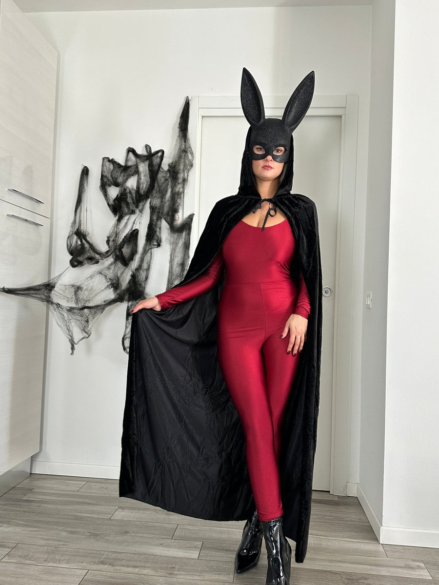 Tuta jumpsuit a maniche lunghe in raso VESPERA – alternate