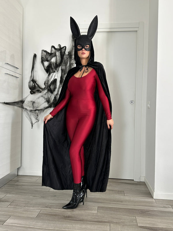 Tuta jumpsuit a maniche lunghe in raso - Follie by Alice