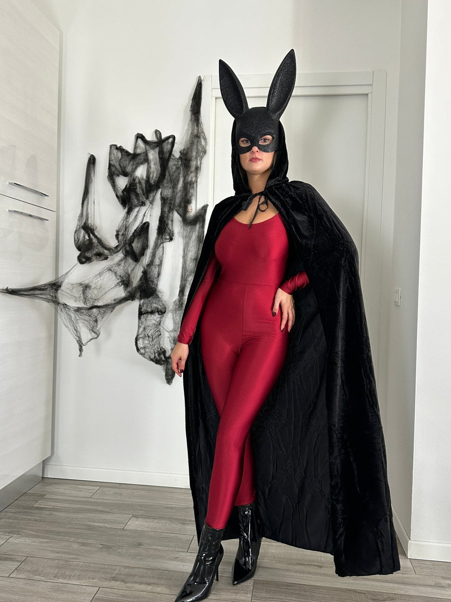 Tuta jumpsuit a maniche lunghe in raso – alternate