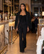 Tuta jumpsuit con corsetto in pizzo di velluto DALILA - Follie by Alice