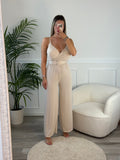Tuta jumpsuit plissé