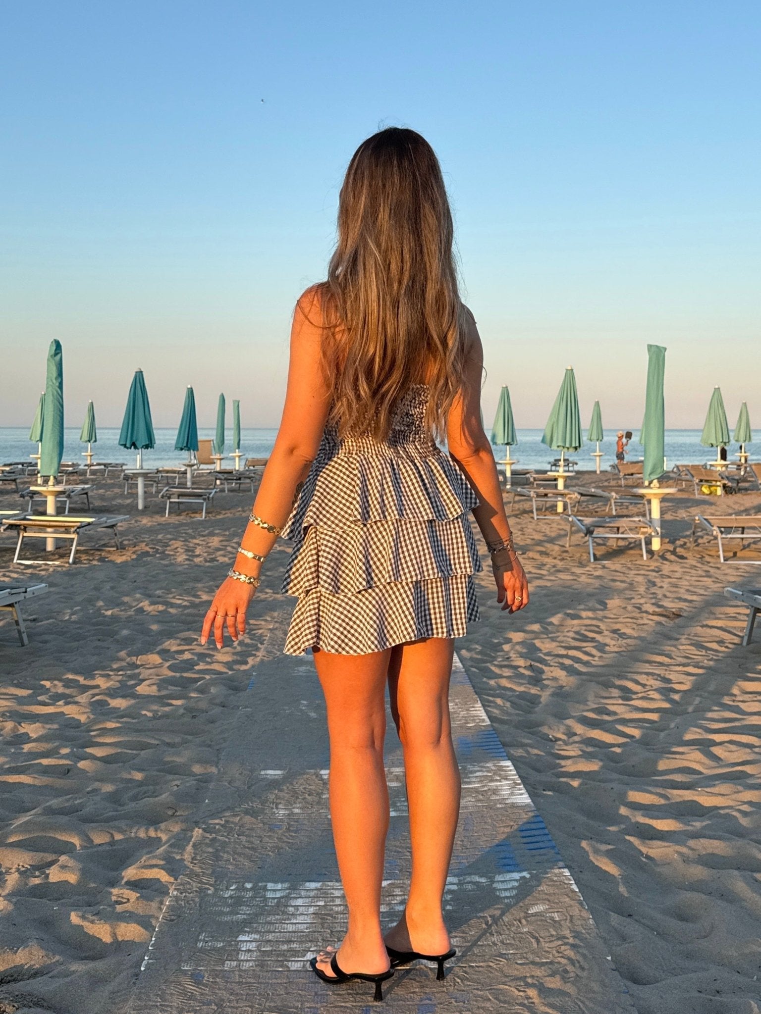 Vestitino a quadri con balze VICHY - Follie by Alice