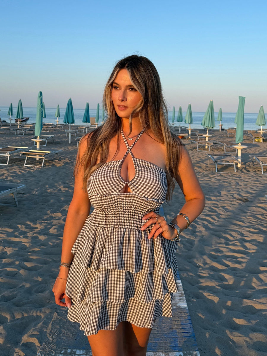 Vestitino a quadri con balze VICHY – alternate