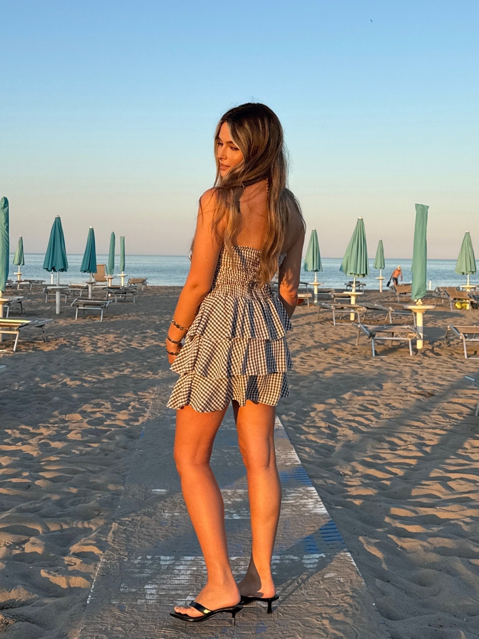 Vestitino a quadri con balze VICHY - Follie by Alice