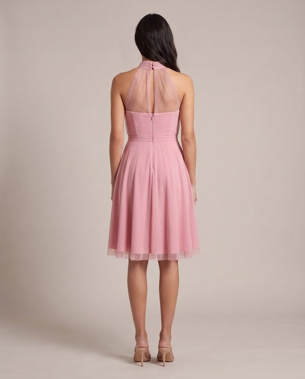 Vestitino con gonna a ruota e inserti in tulle - Follie by Alice