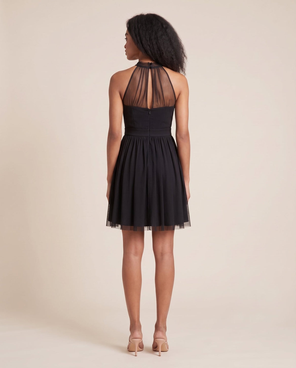 Vestitino con gonna a ruota e inserti in tulle - Follie by Alice