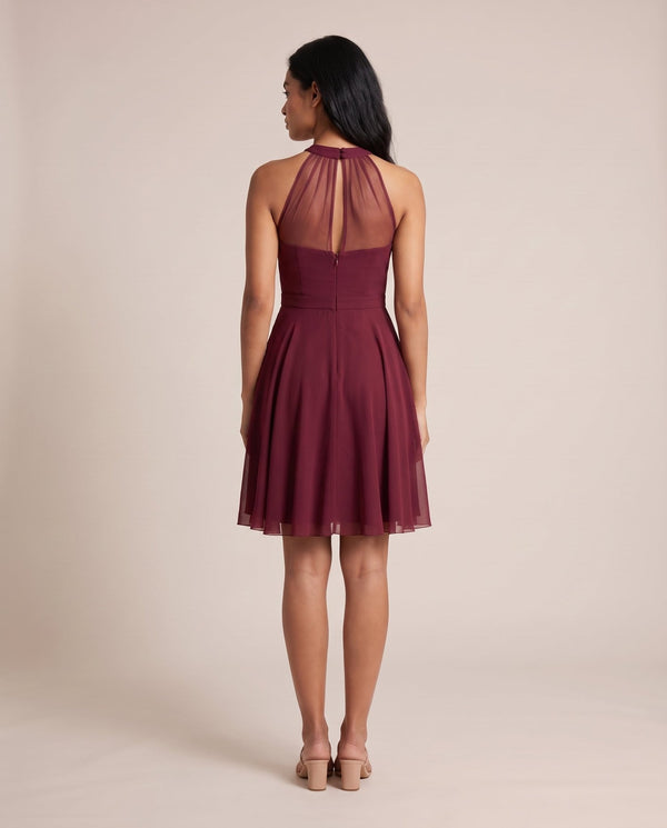 Vestitino con gonna a ruota e inserti in tulle - Follie by Alice