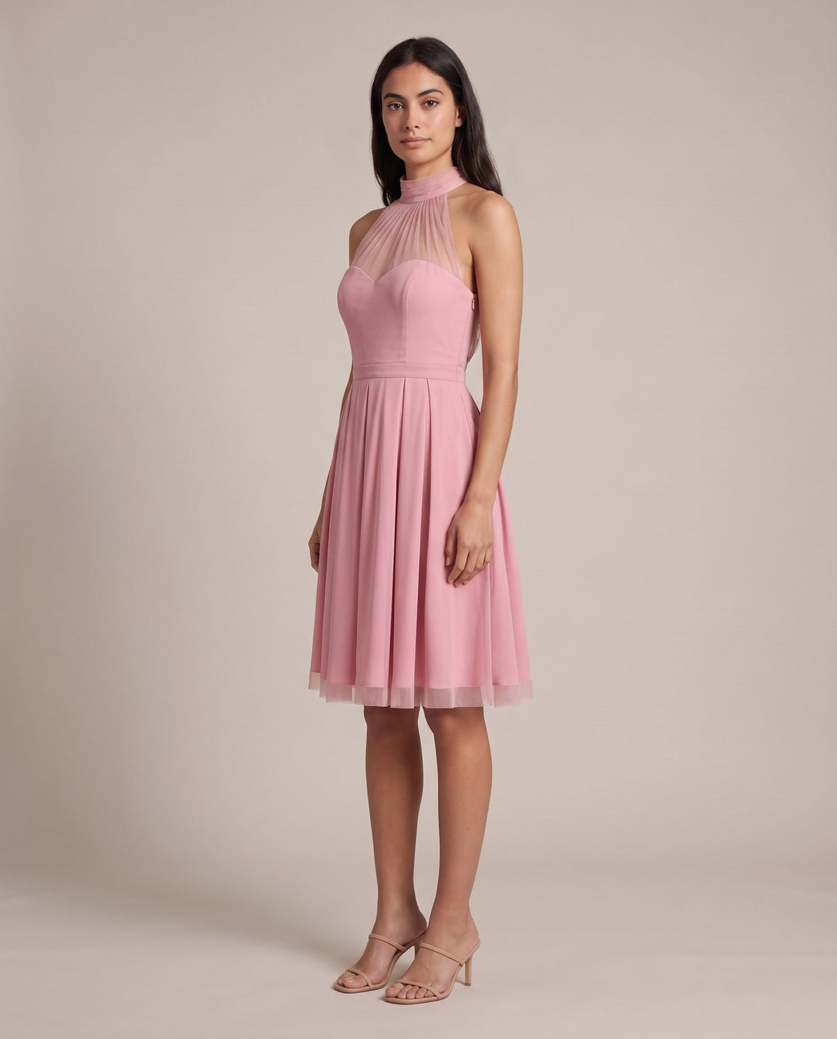 Vestitino con gonna a ruota e inserti in tulle - Follie by Alice