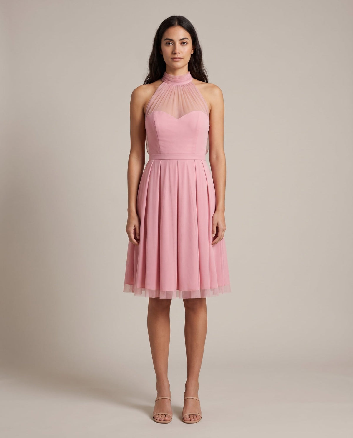 Vestitino con gonna a ruota e inserti in tulle - Follie by Alice