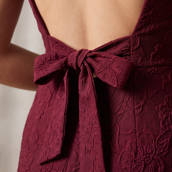 Vestitino in jacquard floreale ELISA - Follie by Alice