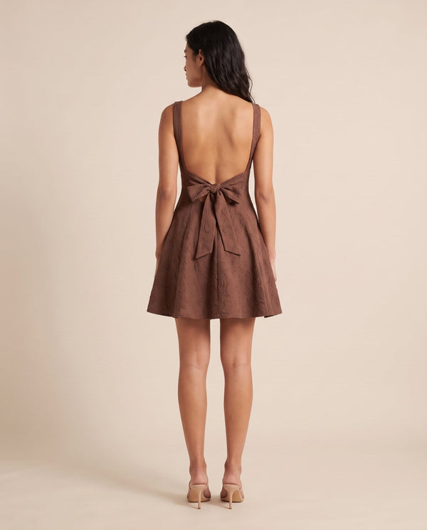 Vestitino in jacquard floreale ELISA - Follie by Alice