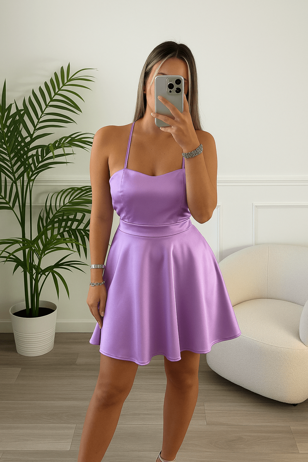 Vestitino SATIN ELEGANCE - Follie by Alice