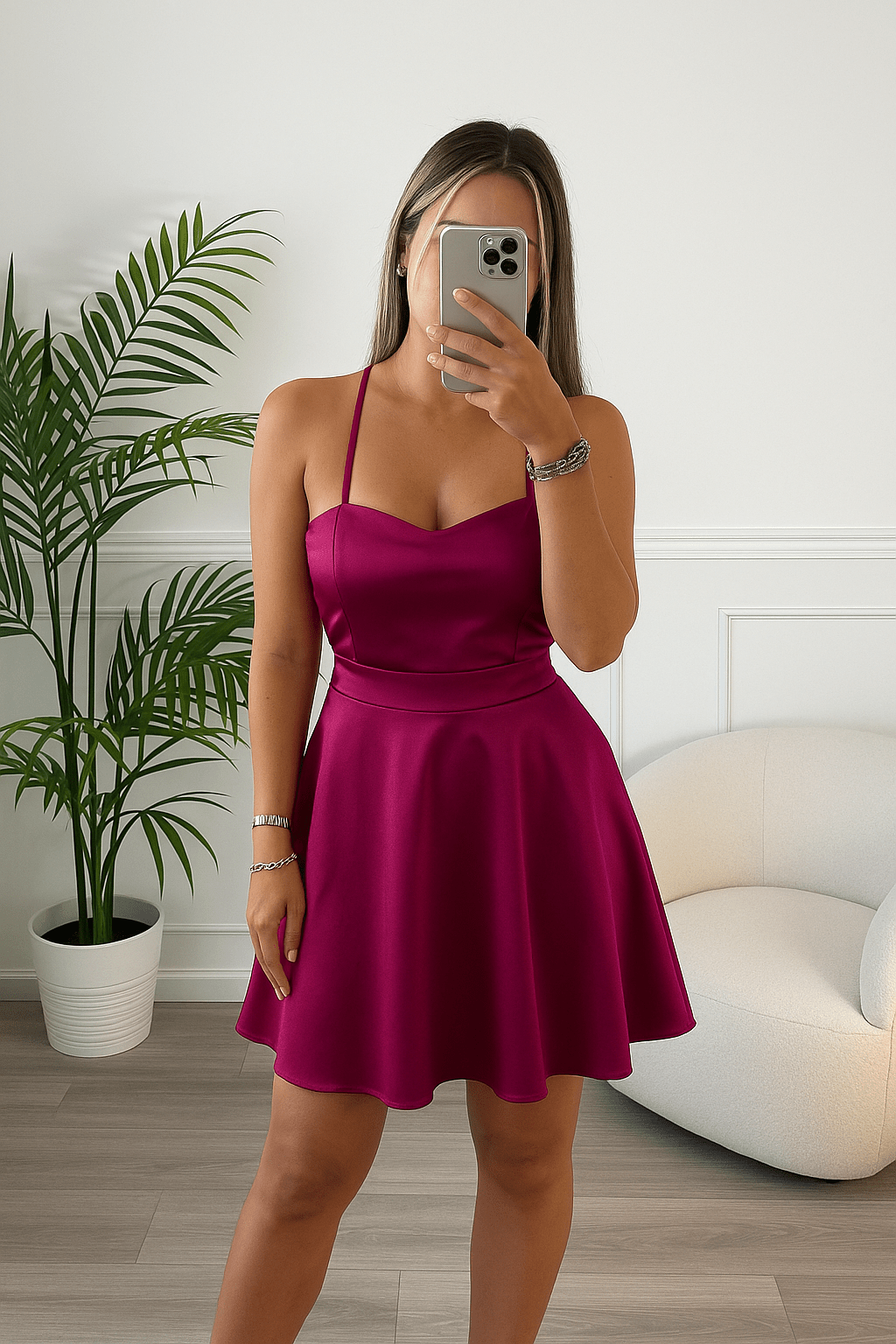 Vestitino SATIN ELEGANCE - Follie by Alice
