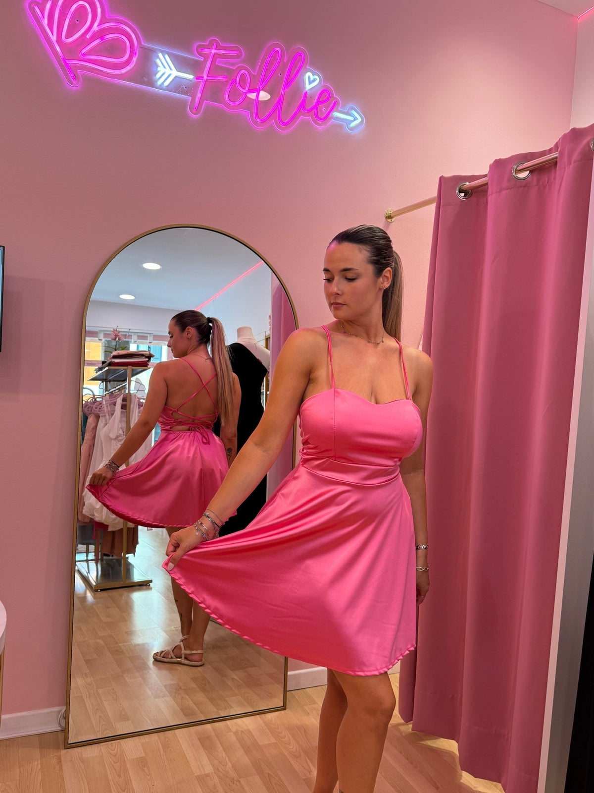 Vestitino SATIN ELEGANCE - Follie by Alice