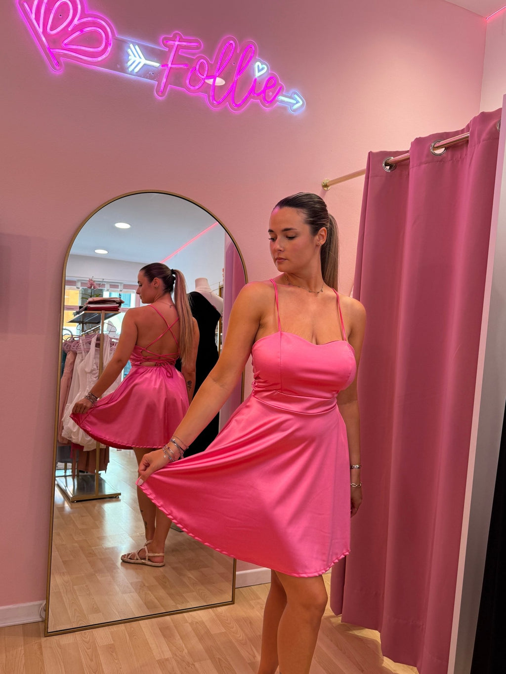 Vestitino SATIN ELEGANCE - Follie by Alice