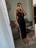 Vestito copricostume con brillanti e morsetto