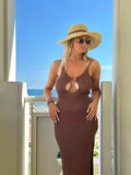 Vestito copricostume con brillanti e morsetto