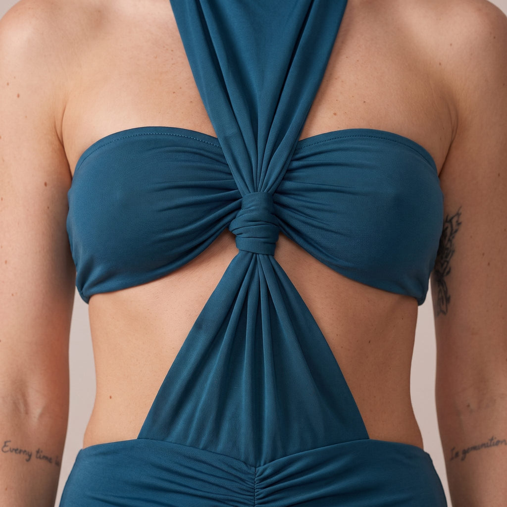Vestito lungo a sirena cut-out MIRAGE - Follie by Alice