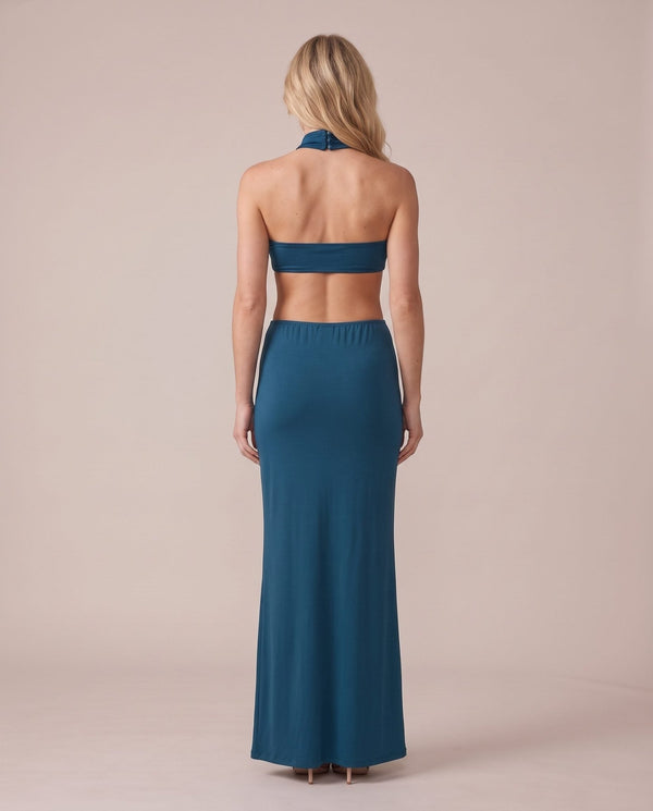 Vestito lungo a sirena cut-out MIRAGE - Follie by Alice