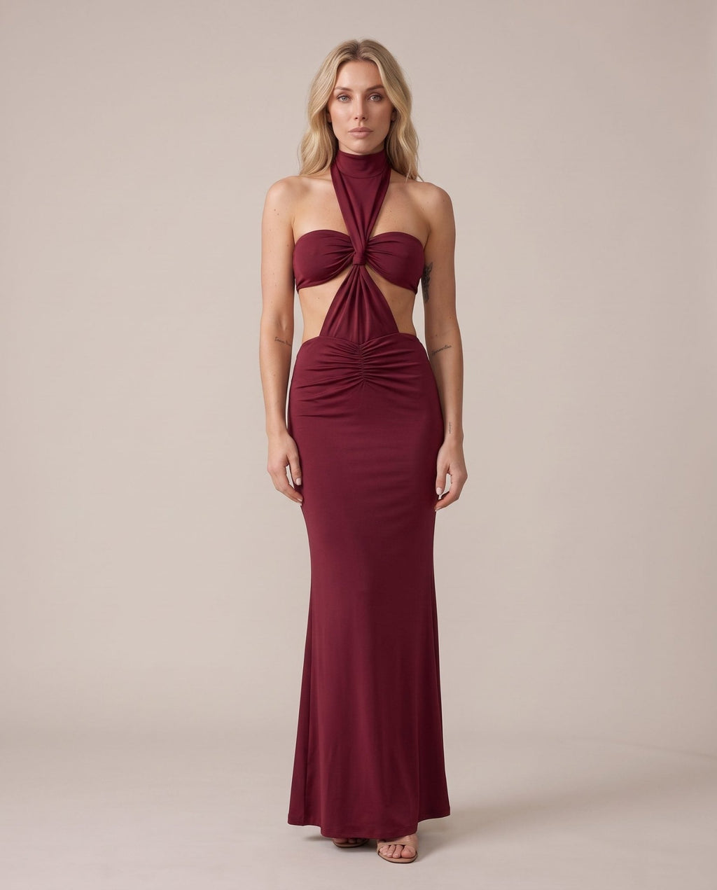 Vestito lungo a sirena cut-out MIRAGE - Follie by Alice