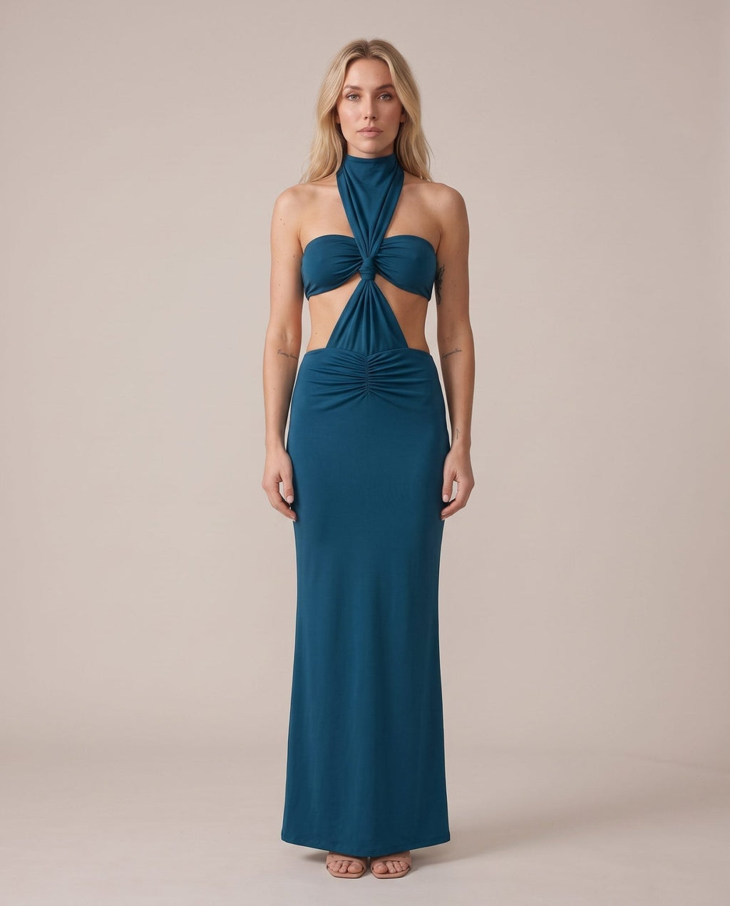 Vestito lungo a sirena cut-out MIRAGE - Follie by Alice