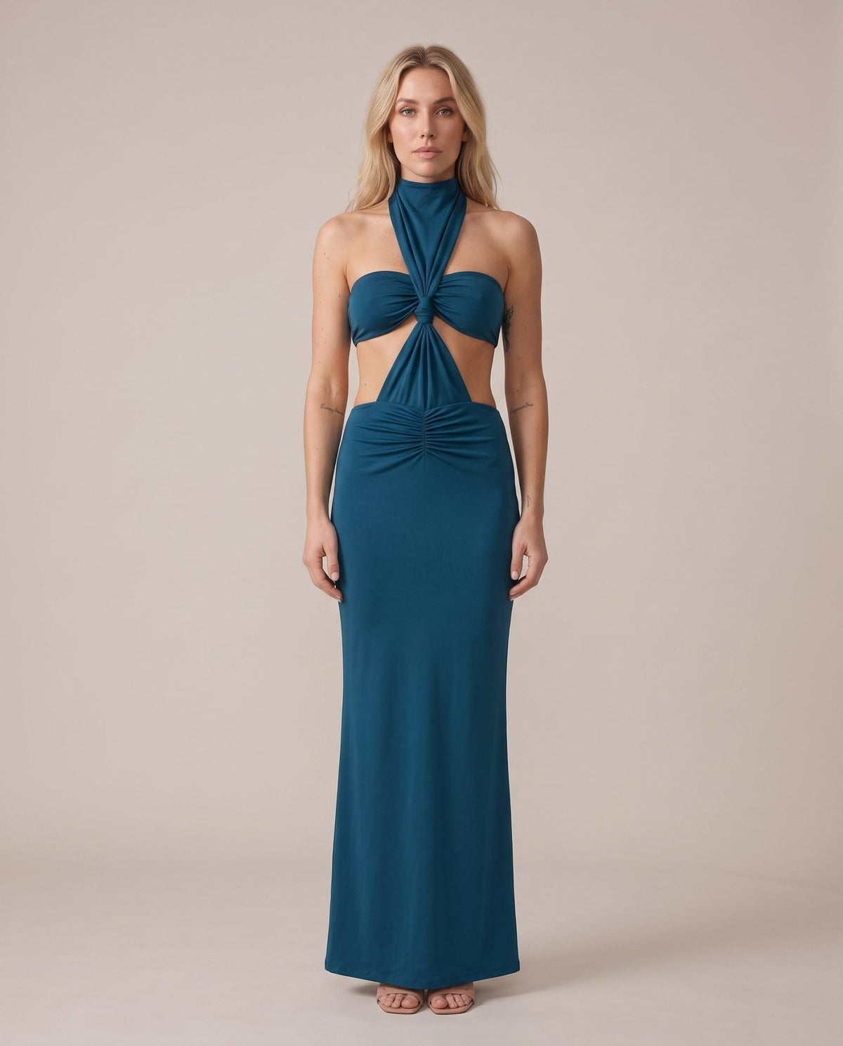 Vestito lungo a sirena cut-out MIRAGE - Follie by Alice
