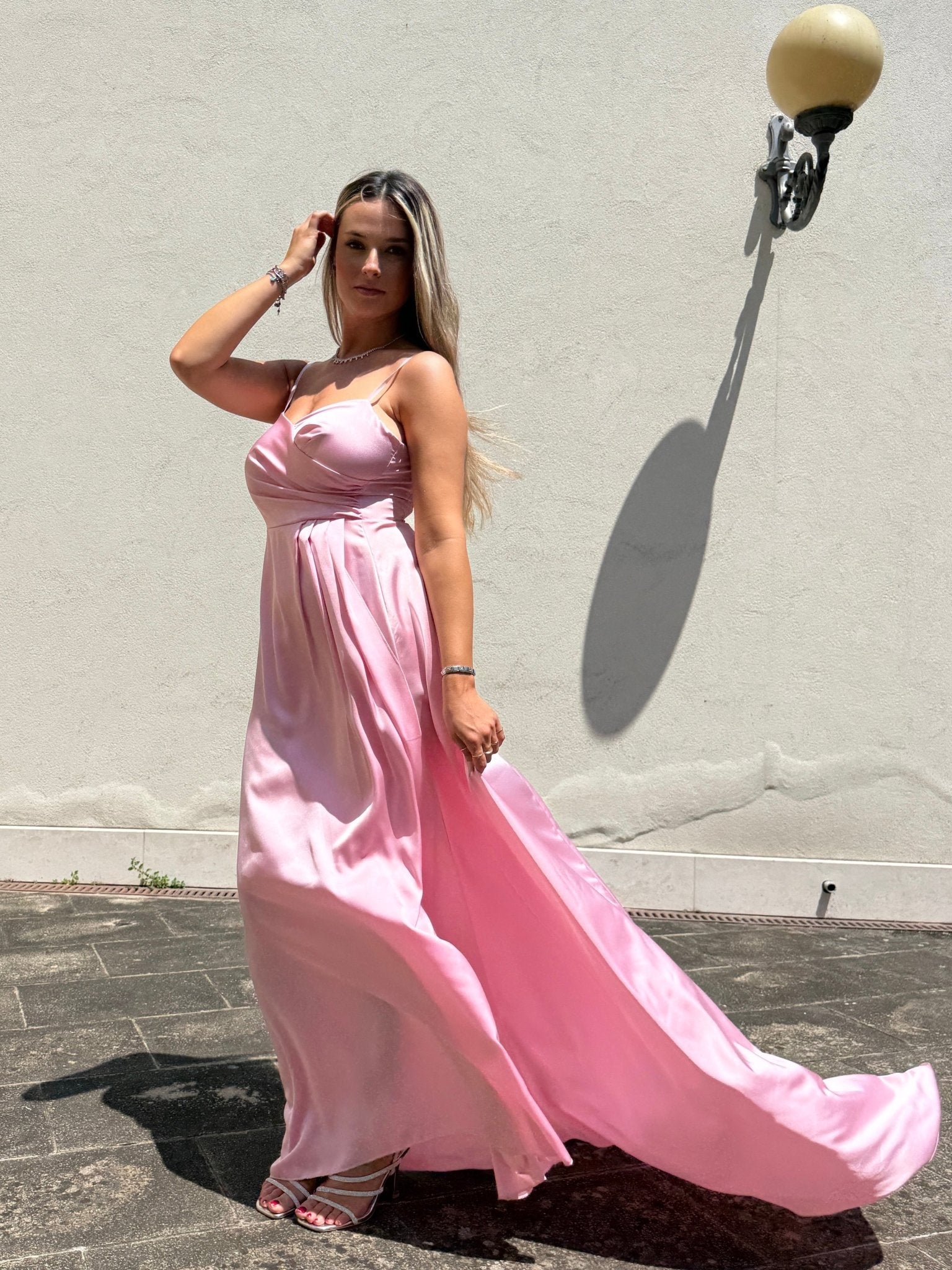 Vestito lungo con corpetto sweetheart LEONY - Follie by Alice