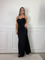 Vestito lungo con drappeggio e paillettes - Follie by Alice