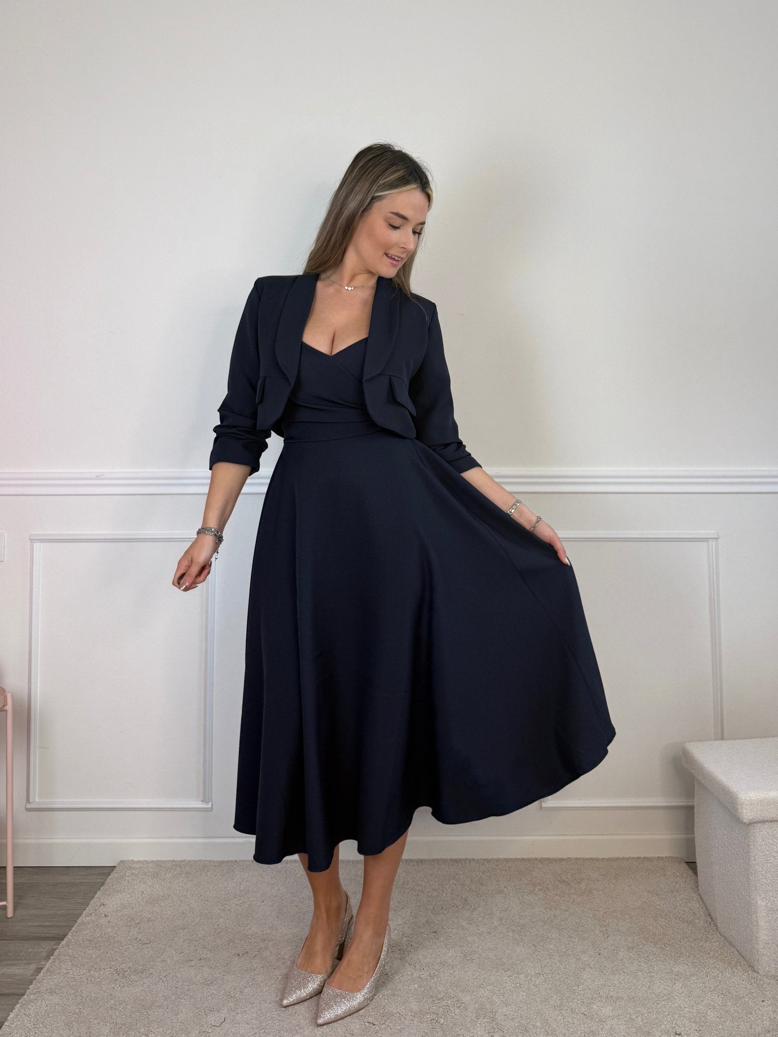 Vestito lungo con gonna a ruota SOPHIA - Follie by Alice