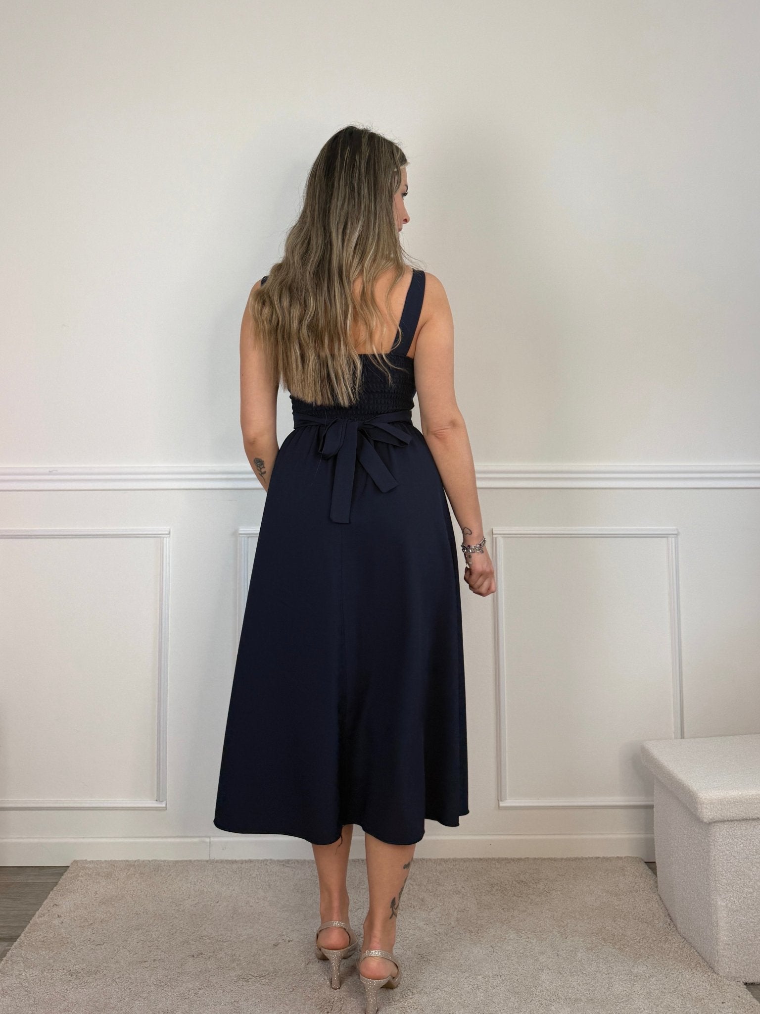 Vestito lungo con gonna a ruota SOPHIA - Follie by Alice