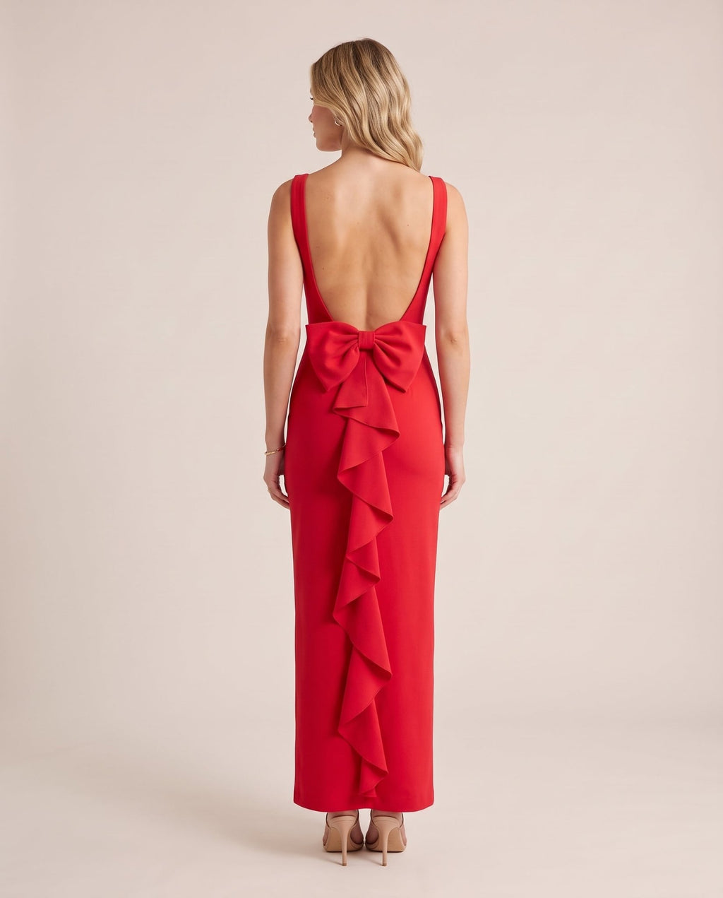 Vestito lungo con ruches FIOCCO - Follie by Alice