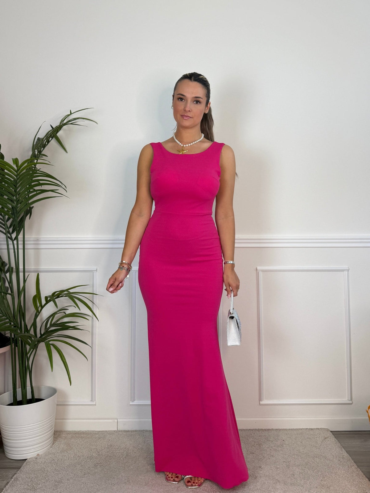 Vestito lungo con ruches FIOCCO - Follie by Alice