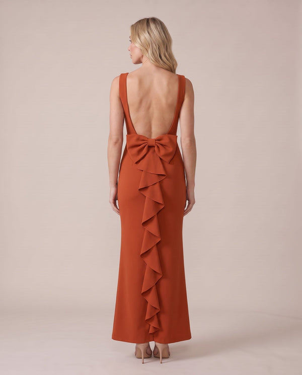 Vestito lungo con ruches FIOCCO - Follie by Alice